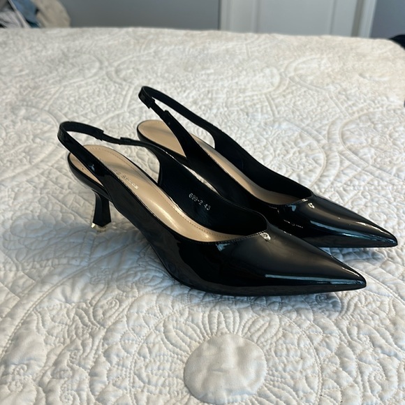 Women's Slingback Kitten Heel | Xin Jing Shoes - Picture 2 of 11